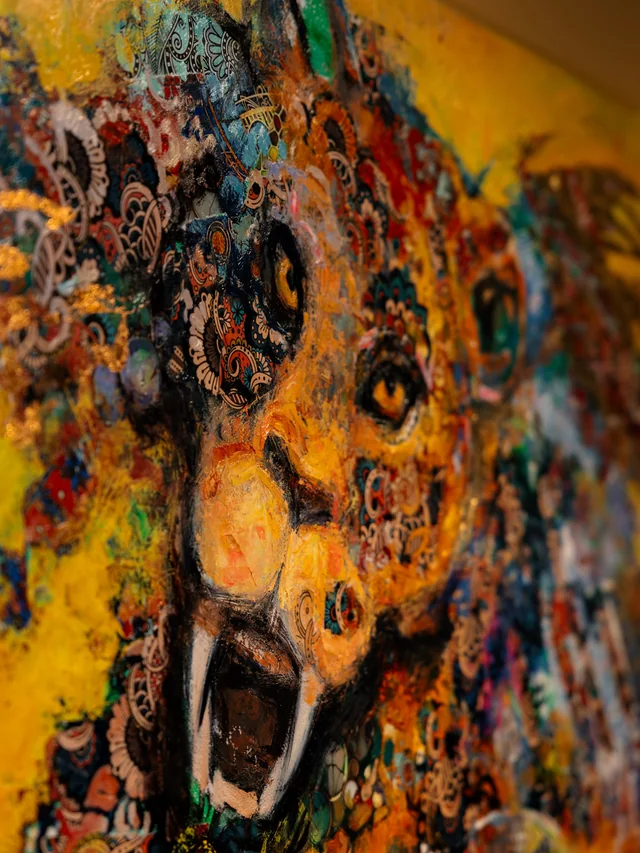 Alyona Əliyeva Baku Art Weekend sərgi festivalından paylaşım edib - Foto