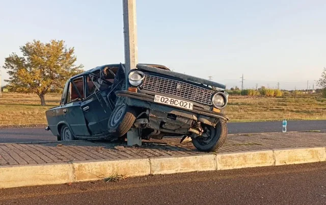 Bərdədə 17 yaşlı gənc ağır qəza törətdi - Foto