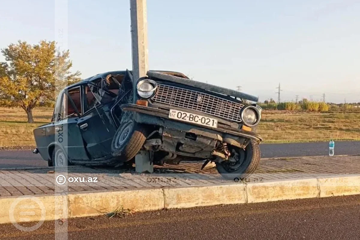 Bərdədə 17 yaşlı gənc ağır qəza törətdi - Foto