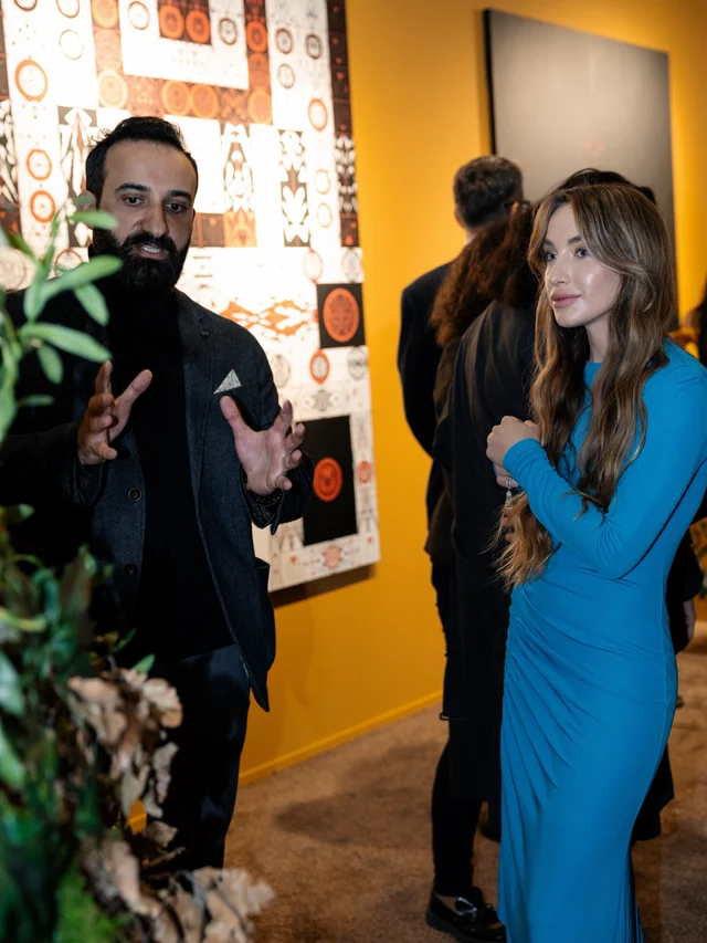 Alyona Əliyeva Baku Art Weekend sərgi festivalından paylaşım edib - Foto