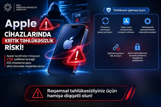 Azərbaycanda "Apple" istifadəçilərinin hesabları kütləvi şəkildə ələ keçirilir