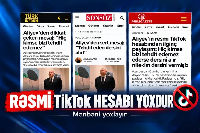 "TikTok" montajından siyasi mesaj düzəldənlər: Türkiyə mediasına məsuliyyət çağırışı